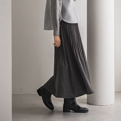 スウェードライク消しプリーツスカート≪セットアップ対応≫ | MAYSON