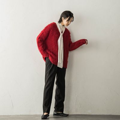 フェザーニットＶネックニットプルオーバー≪手洗い可能≫