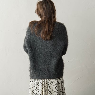 フェザーニットＶネックニットプルオーバー≪手洗い可能≫