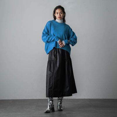 ヤクライクワイドクルーネックニットプルオーバー≪手洗い可能≫ MAYSON GREY｜ヤクライクワイドクルーネックニットプルオーバー