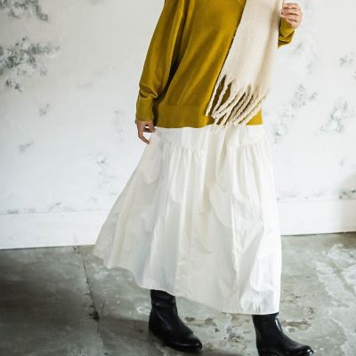 ベロアモールＶネックニットプルオーバー≪手洗い可能≫