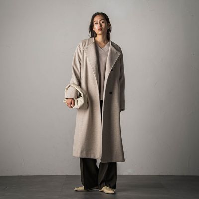 ベロアモールＶネックニットプルオーバー≪手洗い可能≫