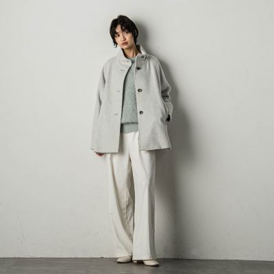 クルーネックシャギーニットプルオーバー≪手洗い可能≫ クルーネックシャギーニットプルオーバー≪手洗い可能