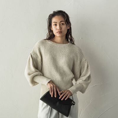 ヒ*ジ様 LAD MUSICIAN 22SS テープヤーン プルオーバーニット ミックステープヤーンクルーネックニットプルオーバー≪手洗い