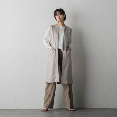 ペーパーヤーンルーズニットプルオーバー≪手洗い可能