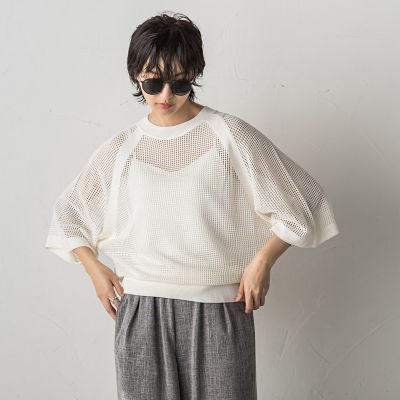 サマーメッシュニット≪手洗い可能≫