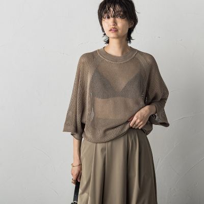 サマーメッシュニット≪手洗い可能≫