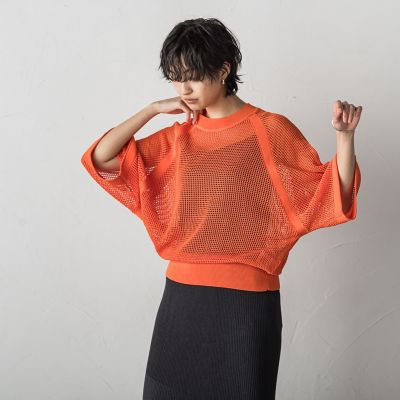 サマーメッシュニット≪手洗い可能≫