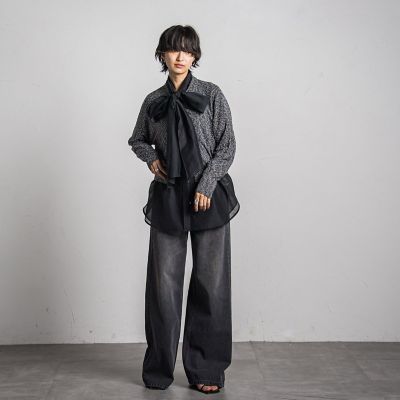 ラメショートニットカーディガン≪手洗い可能≫