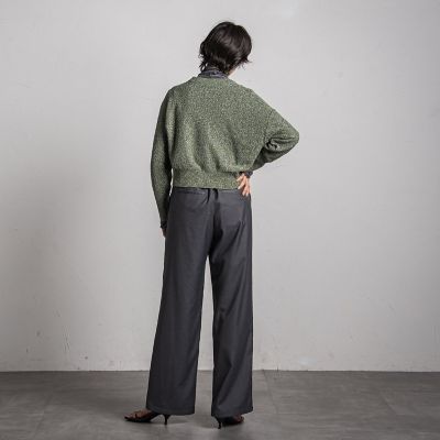 ラメショートニットカーディガン≪手洗い可能≫