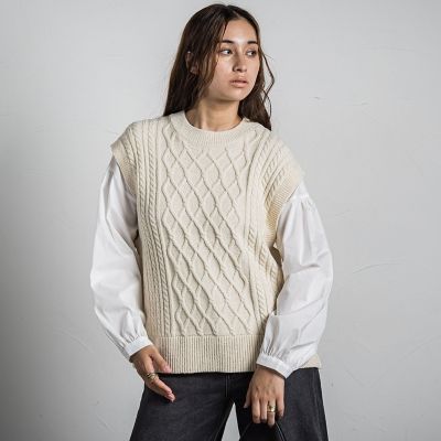 ケーブルニットドッキングプルオーバー≪手洗い可能≫ | MAYSON GREY