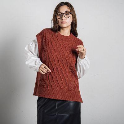 ケーブルニットドッキングプルオーバー≪手洗い可能≫ | MAYSON GREY