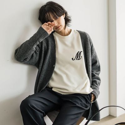 カタログ掲載】ルーズVネックカーディガン≪手洗い可能≫ | MAYSON