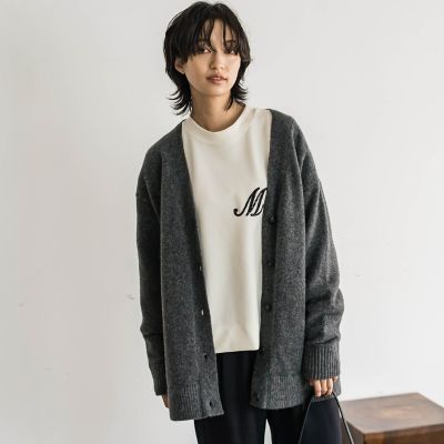 カタログ掲載】ルーズVネックカーディガン≪手洗い可能≫ | MAYSON