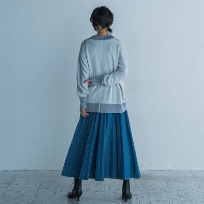 新色追加】Wフェイスドルマンニットプルオーバー≪手洗い可能