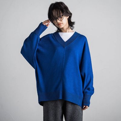 新色追加】Wフェイスドルマンニットプルオーバー≪手洗い可能