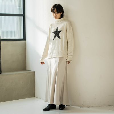 【カタログ掲載】スタージャガードニットプルオーバー≪手洗い可能≫