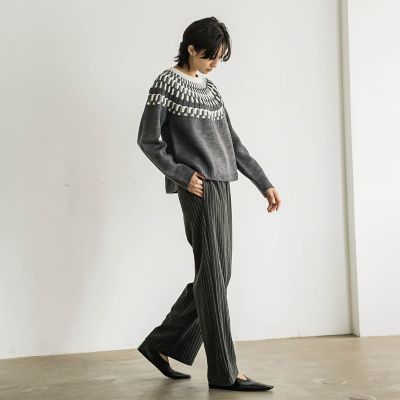 ノルディックニットプルオーバー≪手洗い可能≫