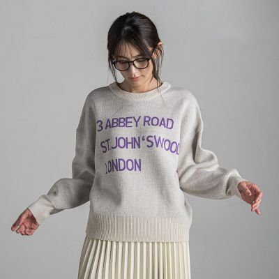 MAYSON GREY / メイソングレイ 【WEB限定】ダブルジャカードラメ2WAYニットプルオーバー≪洗濯機で洗える≫ MAYSON GREY｜【WEB限定】ダブルジャカードラメ2WAYニットプル