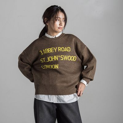 MAYSON GREY / メイソングレイ 【WEB限定】ダブルジャカードラメ2WAYニットプルオーバー≪洗濯機で洗える≫ MAYSON GREY｜【WEB限定】ダブルジャカードラメ2WAYニットプル