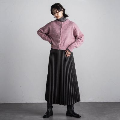 ラメシャギーニットカーディガン≪手洗い可能≫