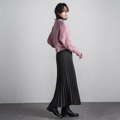 ラメシャギーニットカーディガン≪手洗い可能≫
