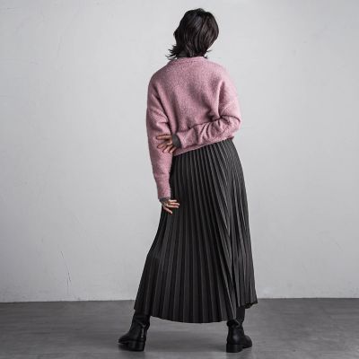 ラメシャギーニットカーディガン≪手洗い可能≫