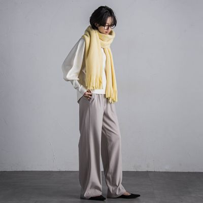 ボリューム×フィットクルーネックニットプルオーバー≪手洗い可能≫