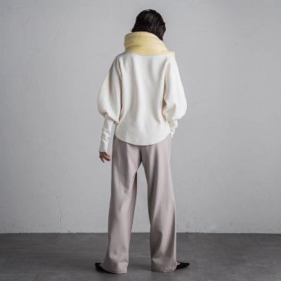 ボリューム×フィットクルーネックニットプルオーバー≪手洗い可能≫
