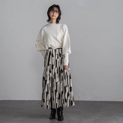 ボリューム×フィットクルーネックニットプルオーバー≪手洗い可能≫