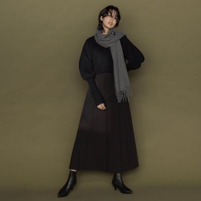 ボリューム×フィットクルーネックニットプルオーバー≪手洗い可能≫
