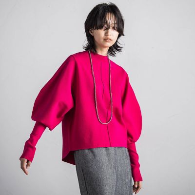 MAYSON GREY（Women）/メイソングレイ ボリューム×フィットクルーネックニットプルオーバー≪手洗い可能≫