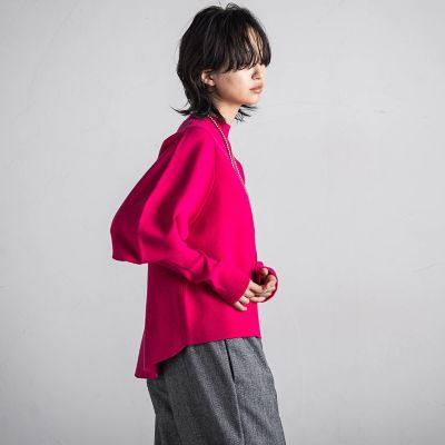 ボリューム×フィットクルーネックニットプルオーバー≪手洗い可能≫