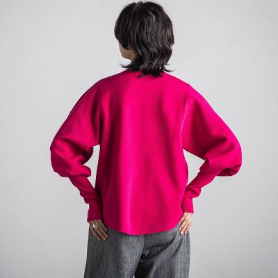 ボリューム×フィットクルーネックニットプルオーバー≪手洗い可能≫