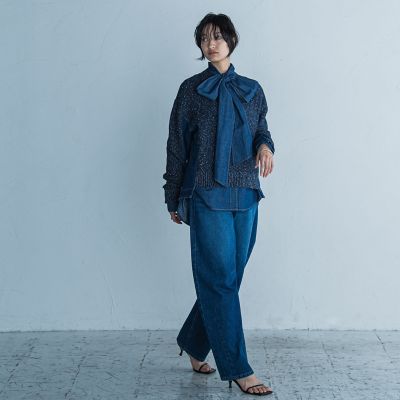 kurun TOKYO ウォータープルーフ　デニム ストーングレー　22cm Giselle -Waterproof Denim Stone gray ウォータープルーフ