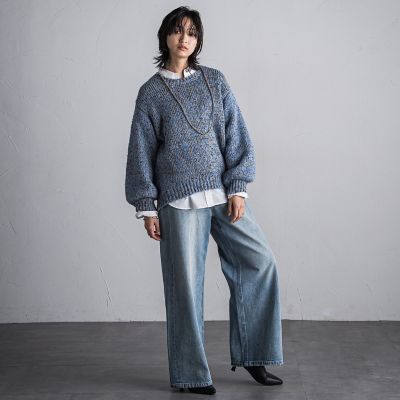 /ヤマネコ様MEIAS コスモ ニット プルオーバー メイアス 23AW 楽天市場】【中古】MEIASコスモ プルオーバー ニット セーター