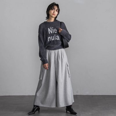 【ＷＥＢ限定】シャギーロゴニットプルオーバー≪手洗い可能≫