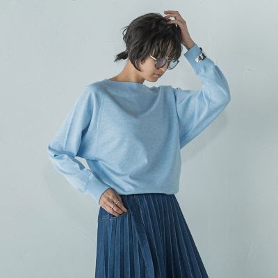 Vガゼットドルマンニットプルオーバー≪手洗い可能≫ | MAYSON