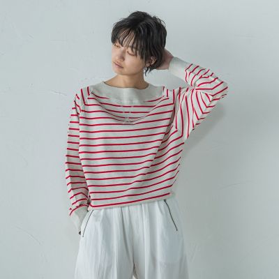 Ｖガゼットドルマンニットプルオーバー≪手洗い可能≫