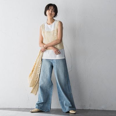 maison special クロシェ　ニットビスチェ　TOGA MAISON SPECIAL（メゾンスペシャル）の「クロシェニットビスチェ