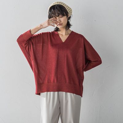 【洗える】LEVITAティアードニットプルオーバー LEVITAティアードニットプルオーバー / SAYA / ROPÉ ｜J'aDoRe