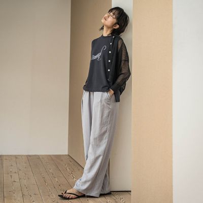 透かし柄編みニットカーディガン≪手洗い可能≫
