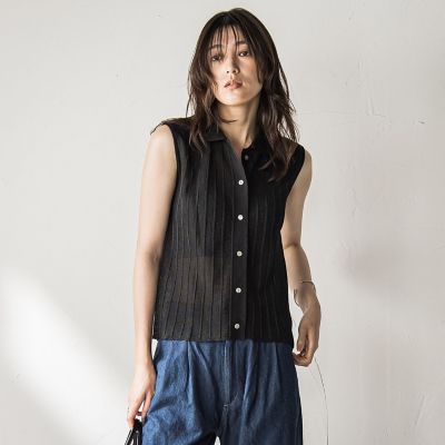 【ＷＥＢ限定】シアーノースリーブニットプルオーバー≪手洗い可能≫