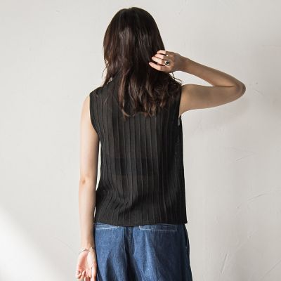 【ＷＥＢ限定】シアーノースリーブニットプルオーバー≪手洗い可能≫