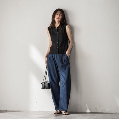 【ＷＥＢ限定】シアーノースリーブニットプルオーバー≪手洗い可能≫