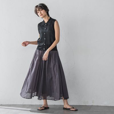 【ＷＥＢ限定】シアーノースリーブニットプルオーバー≪手洗い可能≫