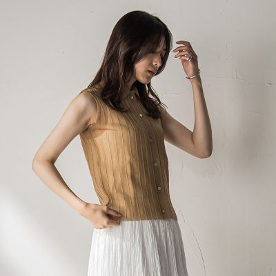 【ＷＥＢ限定】シアーノースリーブニットプルオーバー≪手洗い可能≫