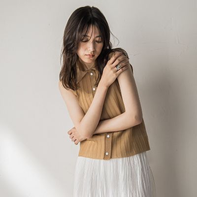 【ＷＥＢ限定】シアーノースリーブニットプルオーバー≪手洗い可能≫