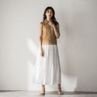 【ＷＥＢ限定】シアーノースリーブニットプルオーバー≪手洗い可能≫