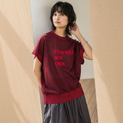『心盗まれた』ロゴニットプルオーバー≪手洗い可能≫